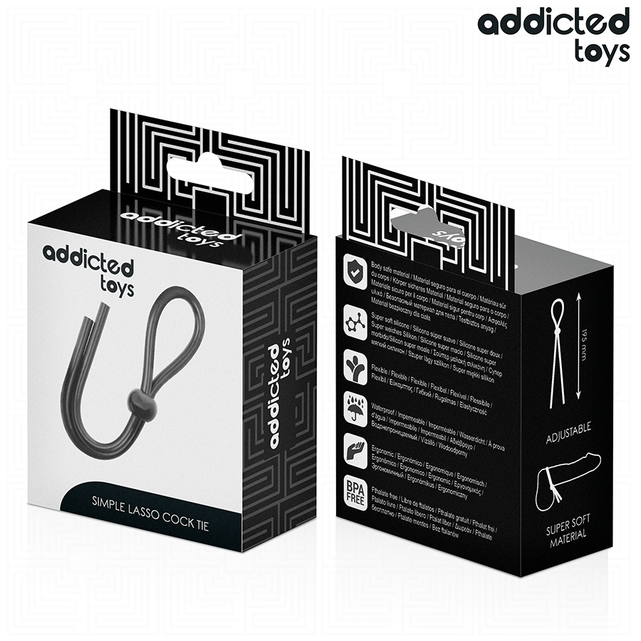 ADDICTED TOYS - CORDA IN SILICONE PER PENE A SINGOLO ANELLO