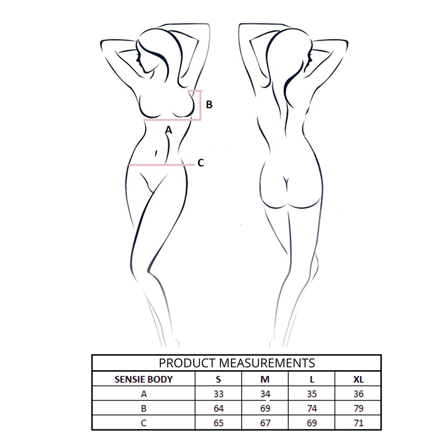 PASSION - SENSIE BODY BLU NAVY L/XL