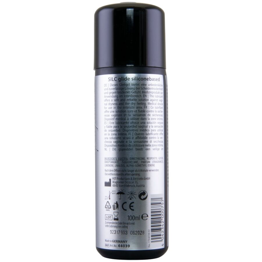 HOT - LUBRIFICANTE A BASE DI SILICONE SILC GLIDE 100 ML
