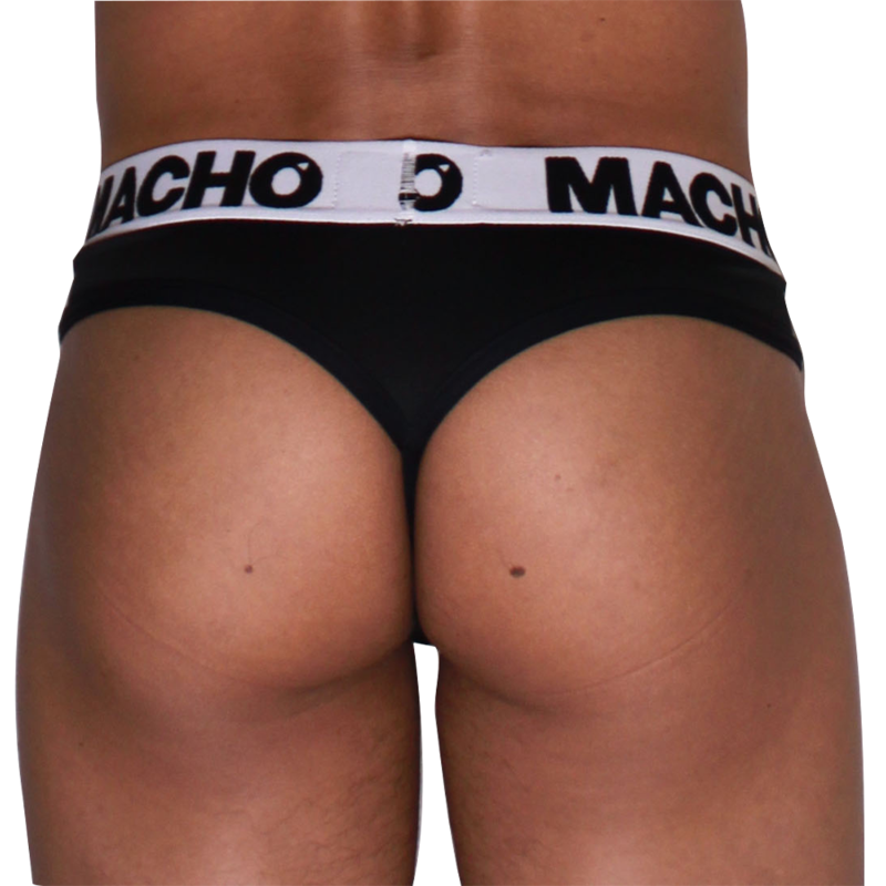 MACHO - MTG002 PERIZOMA NERO/NERO XL