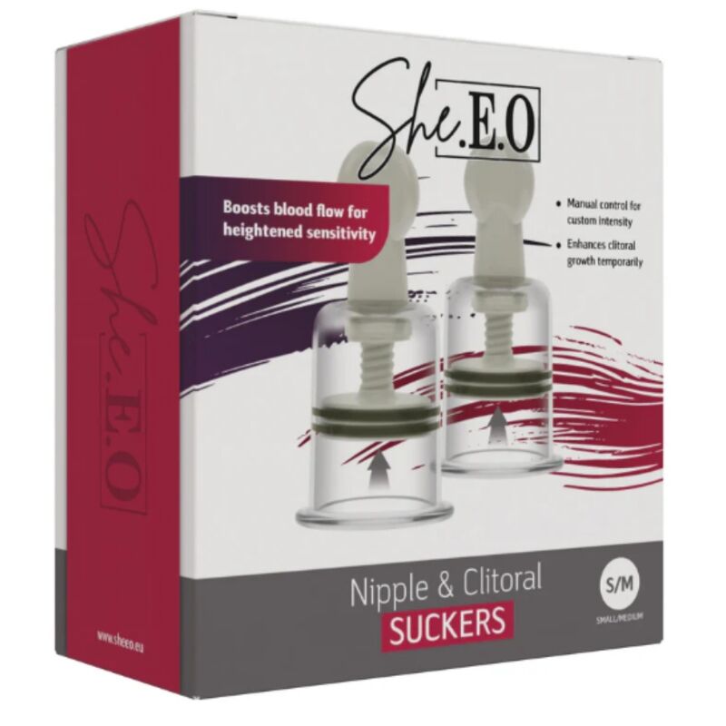 SHE.E.O - VENTOSA PER CAPEZZOLO E CLITORIDE S/M