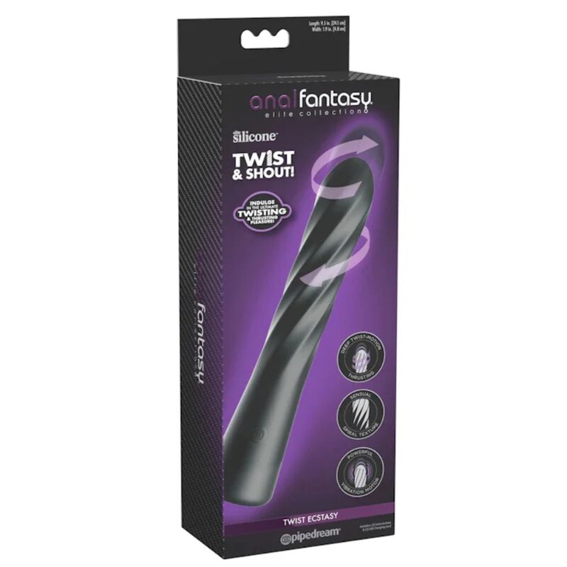 ANAL FANTASY ELITE - TWIST ECSTASY STIMOLATORE ANALE ROTANTE RICARICABILE