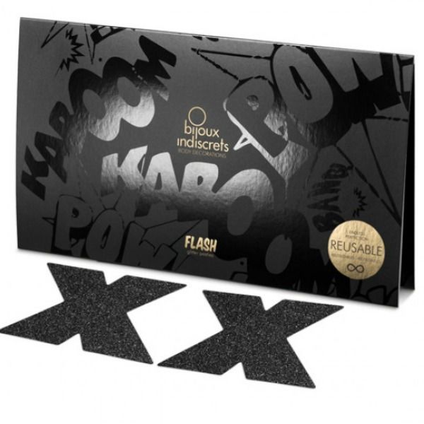 BIJOUX INDISCRETS - FLASH CROSS CAPPUCCI NERI