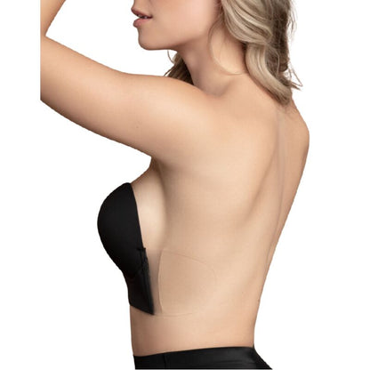 BYE-BRA - REGGISENO SENZA MANIGLIE EN U NERO COPPA B