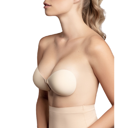 BYE-BRA - REGGISENO INVISIBLE BEIGE COPPA B