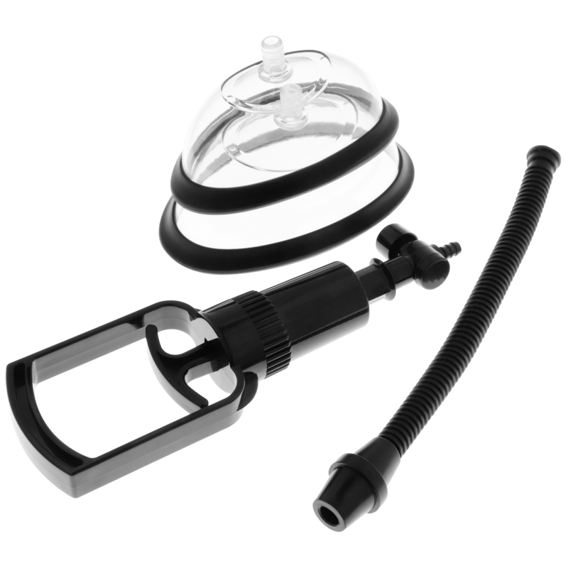 INTENSE - PUMP POMPA MANUALE VAGINALE CON DUE COPPE INTERCAMBIABILI