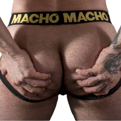 MACHO - MX25AC JOCK GIALLO PELLE M