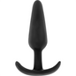 BLACK&SILVER - PLUG ANALE IN SILICONE HANSEL CON MANIGLIA PICCOLO