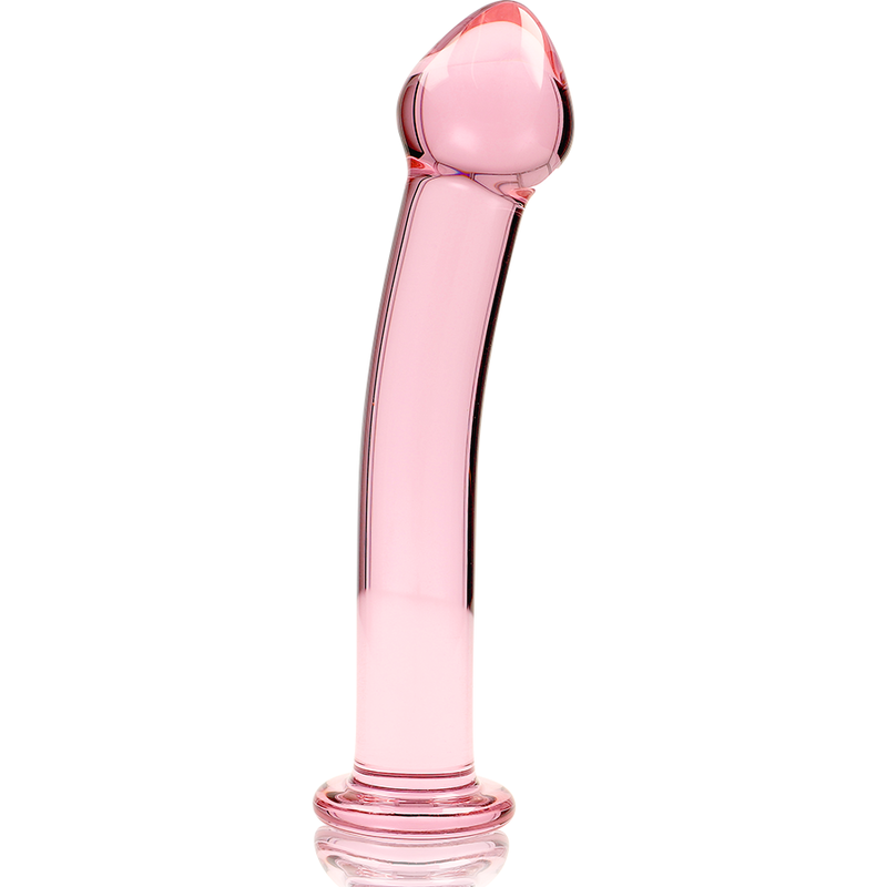 NEBULA SERIES BY IBIZA - MODELLO 11 DILDO IN VETRO BOROSILICATO ROSA 16 CM -O- 3 CM