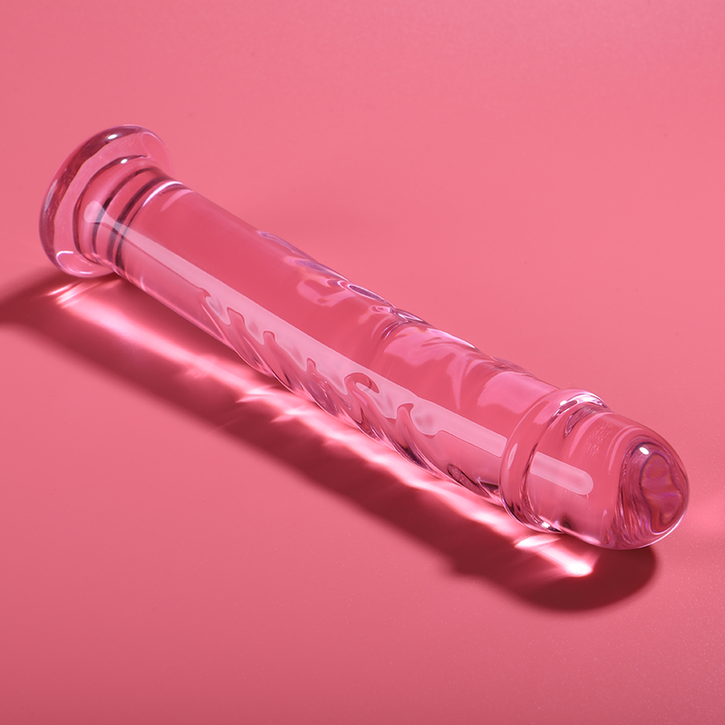 NEBULA SERIES BY IBIZA - MODELLO 16 DILDO IN VETRO BOROSILICATO ROSA 18.5 CM -O- 3 CM