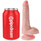 KING COCK - PENE REALISTICO CON SFERE 13.5 CM LEGGERO