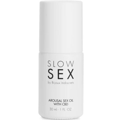 BIJOUX INDISCRETS - SLOW SEX OLIO DA MASSAGGIO SESSUALE CON CBD 30 ML