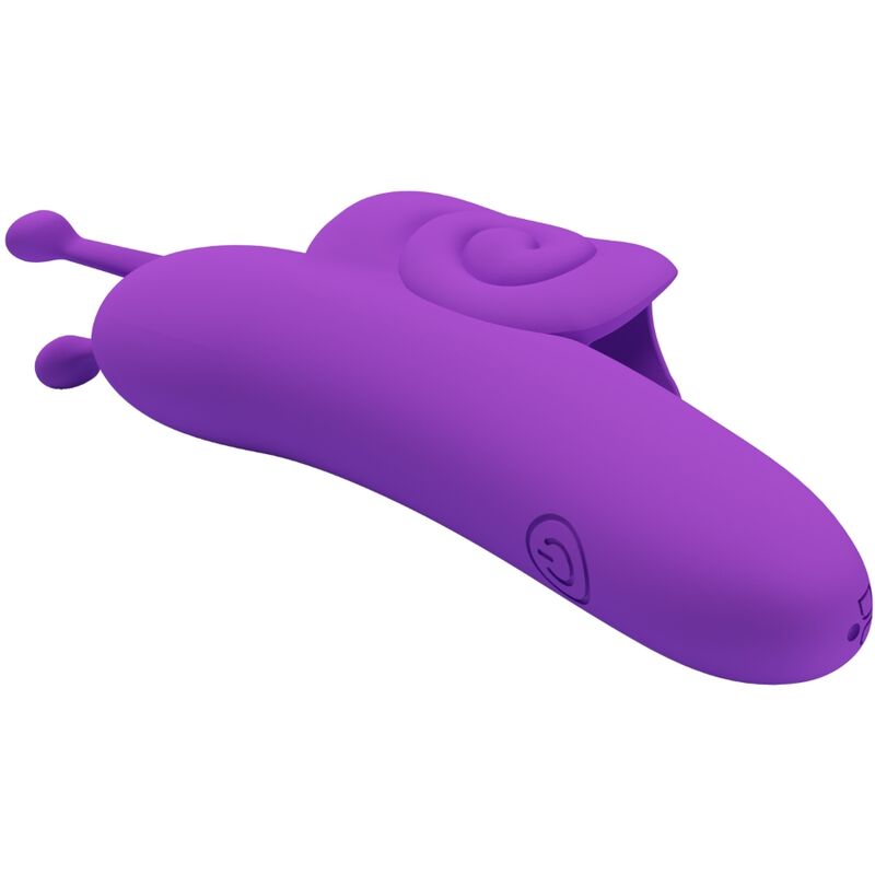 PRETTY LOVE - SNAIL POTENTE STIMOLATORE DELLE DITA VIOLA