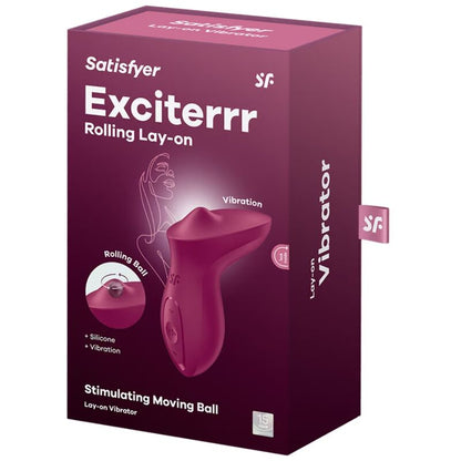 SATISFYER - VIBRATORE ECCITANTE DA APPOGGIO CLITORIDE FUCSIA