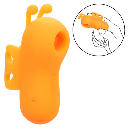 CALEXOTICS - NEON VIBES BUZZING VIBE LO STIMOLATORE PER DITA 10 VIBRAZIONI ARANCIONE