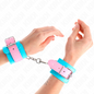 KINK - GRAZIOSI POGGIPOLSI BLU/ROSA REGOLABILI 16-28 CM X 5 CM