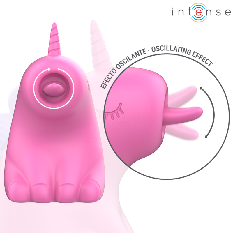 INTENSE - PINKIE STIMOLATORE LINGUALE ROTANTE A 360°