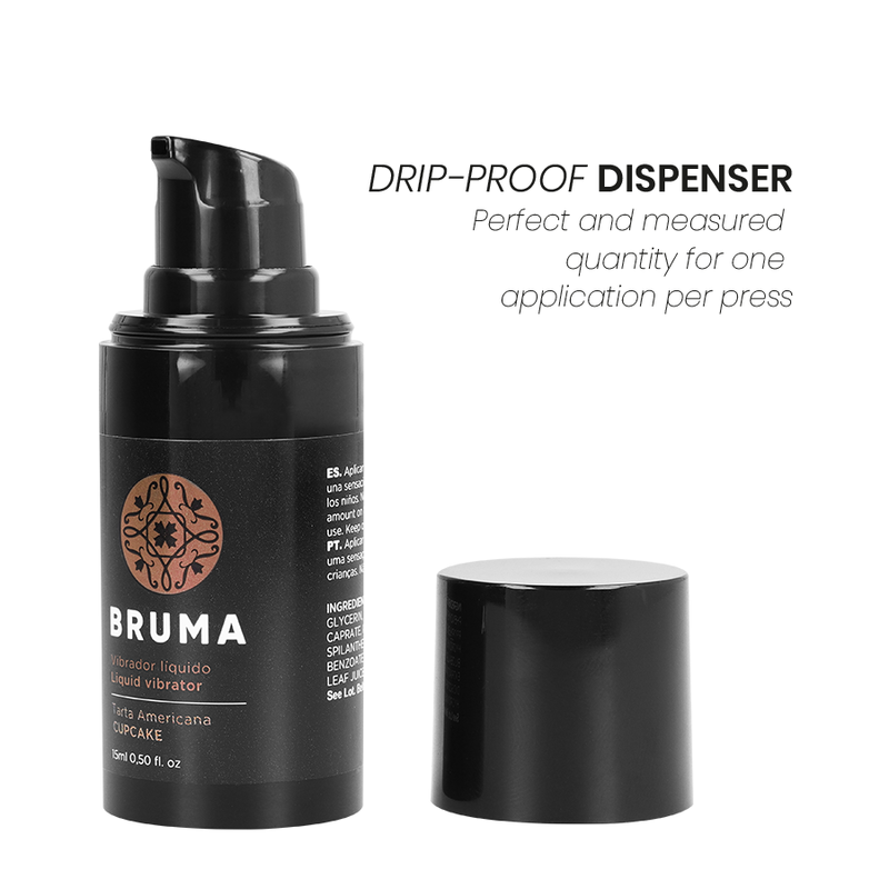 BRUMA - VIBRATORE LIQUIDO ULTRA SCORREVOLE CUPCAKE 15 ML