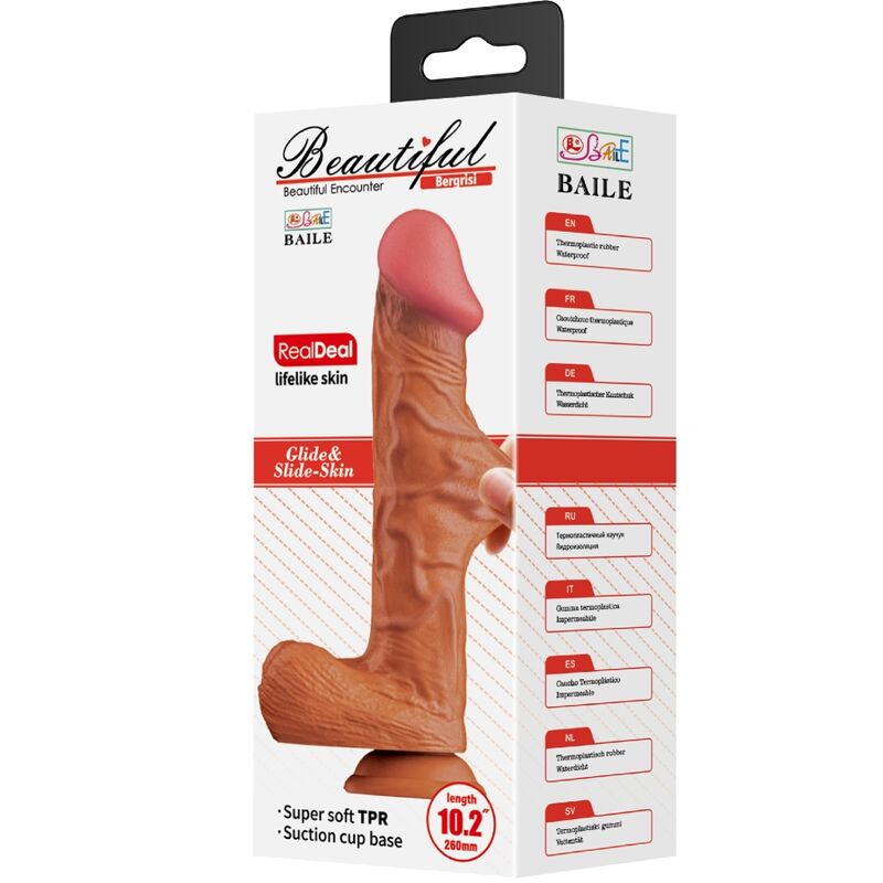 BAILE - BERGRISI DILDO REALISTICO 26 CM CARNE