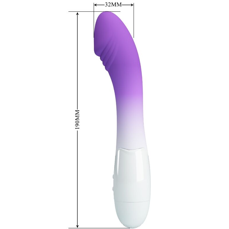 PRETTY LOVE - VIBRATORE ELEMENTAL G-SPOT 30 VIBRAZIONI VIOLA
