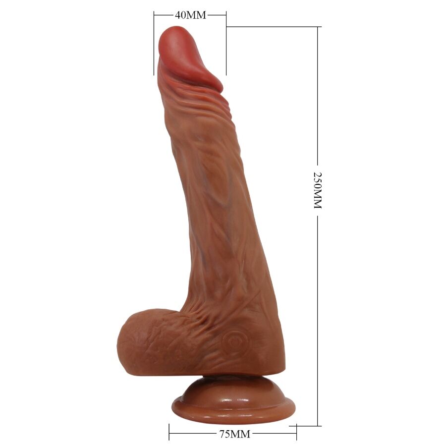 BAILE - CALISTO DILDO REALISTICO 24 CM CARNE