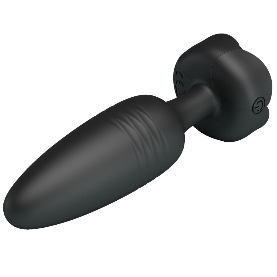 PRETTY LOVE - TARION PLUG ANALE CON LUCE LED NERO 12,5 CM
