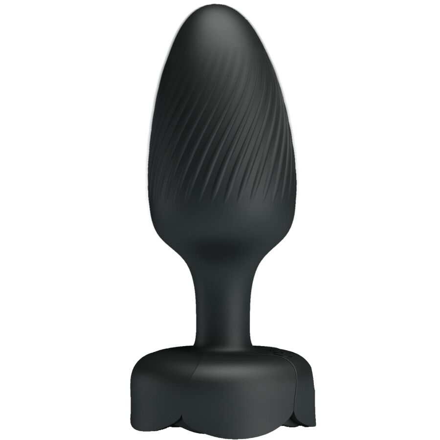 PRETTY LOVE - VARIAN PLUG ANALE CON LUCE LED NERO 10,8 CM