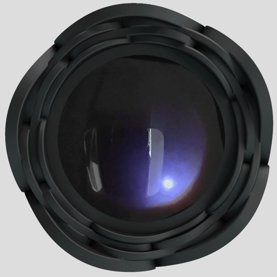 PRETTY LOVE - VARIAN PLUG ANALE CON LUCE LED NERO 10,8 CM