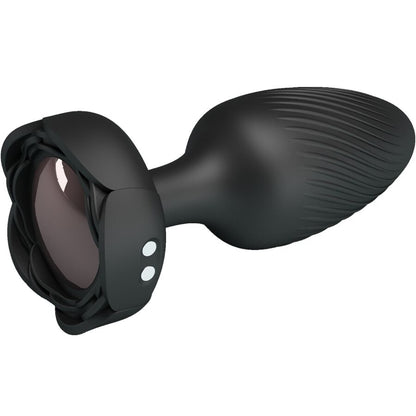 PRETTY LOVE - VARIAN PLUG ANALE CON LUCE LED NERO 10,8 CM