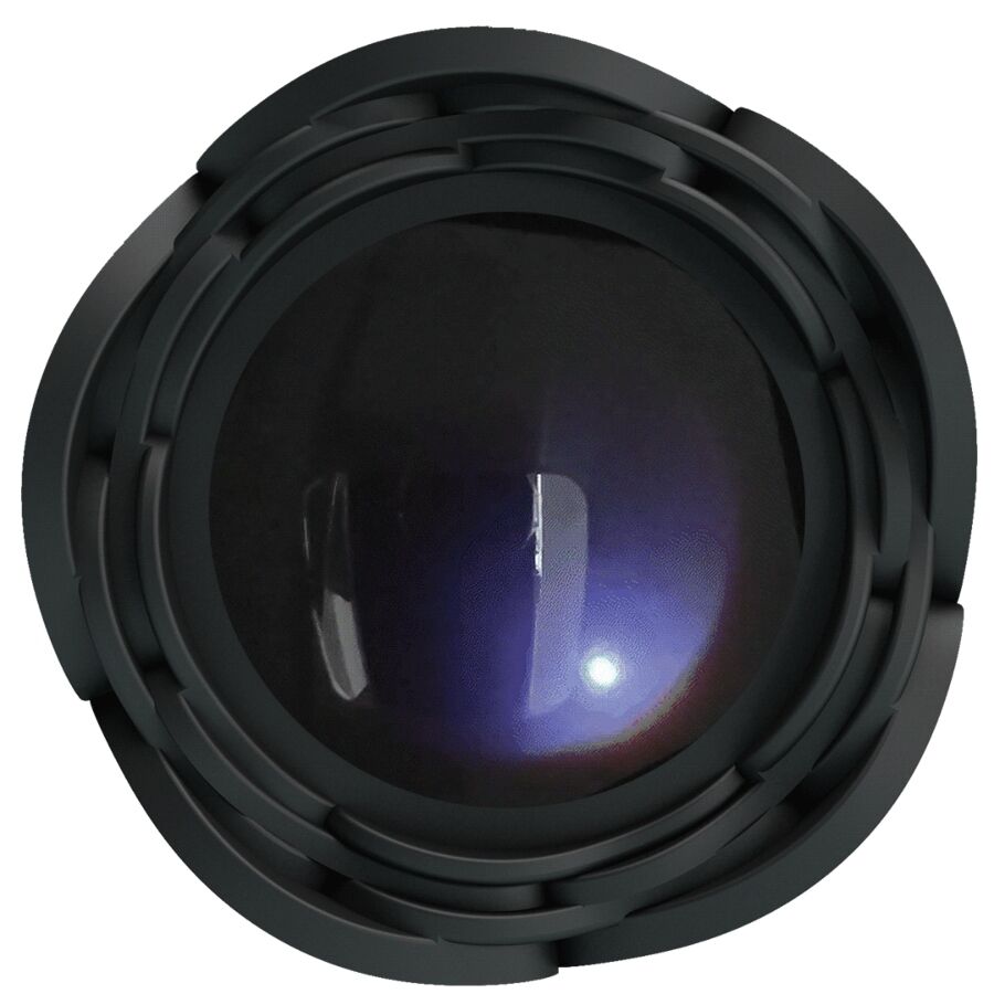 PRETTY LOVE - OSBORN PLUG ANALE CON LUCE LED NERO 9,8 CM