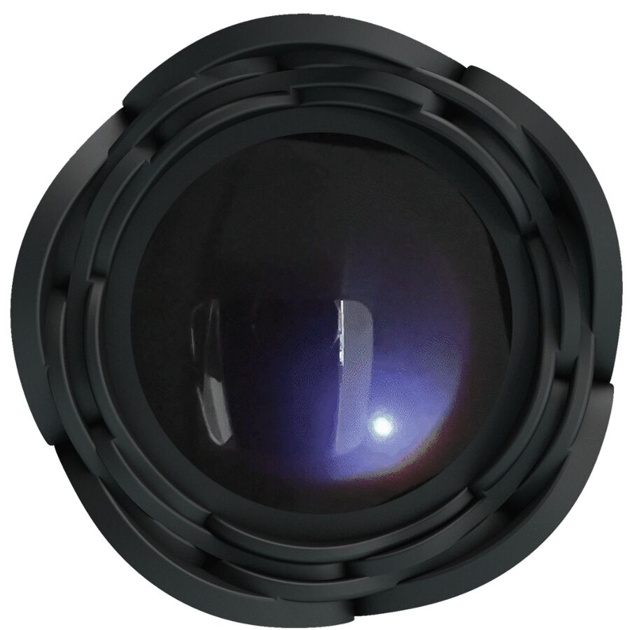 PRETTY LOVE - PLUG ANALE OLMAN CON LUCE LED NERO 8,8 CM