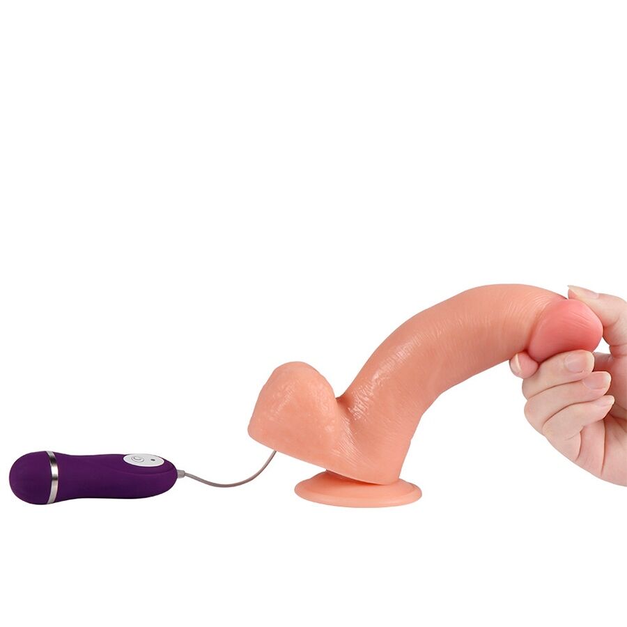SHEQU - ADAM DILDO VIBRATORE CON TELECOMANDO 21 CM
