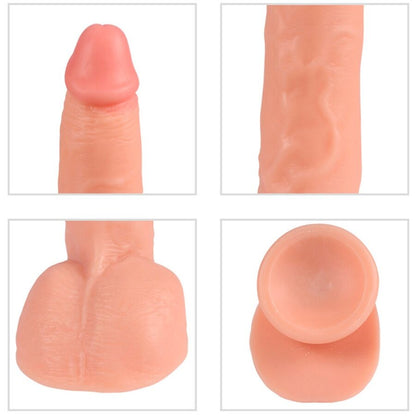 SHEQU - DILDO VIBRANTE BESTIA CON TELECOMANDO 24,5 CM