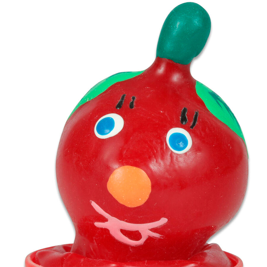 CONDOMERIE - PRESERVATIVI NOVITÀ DIPINTI A MANO POMODORO