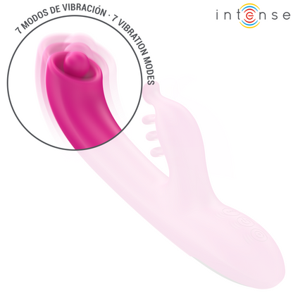 INTENSE - CHRISTINA VIBRATORE MULTIFUNZIONE RABBIT 22,5 CM ROSA