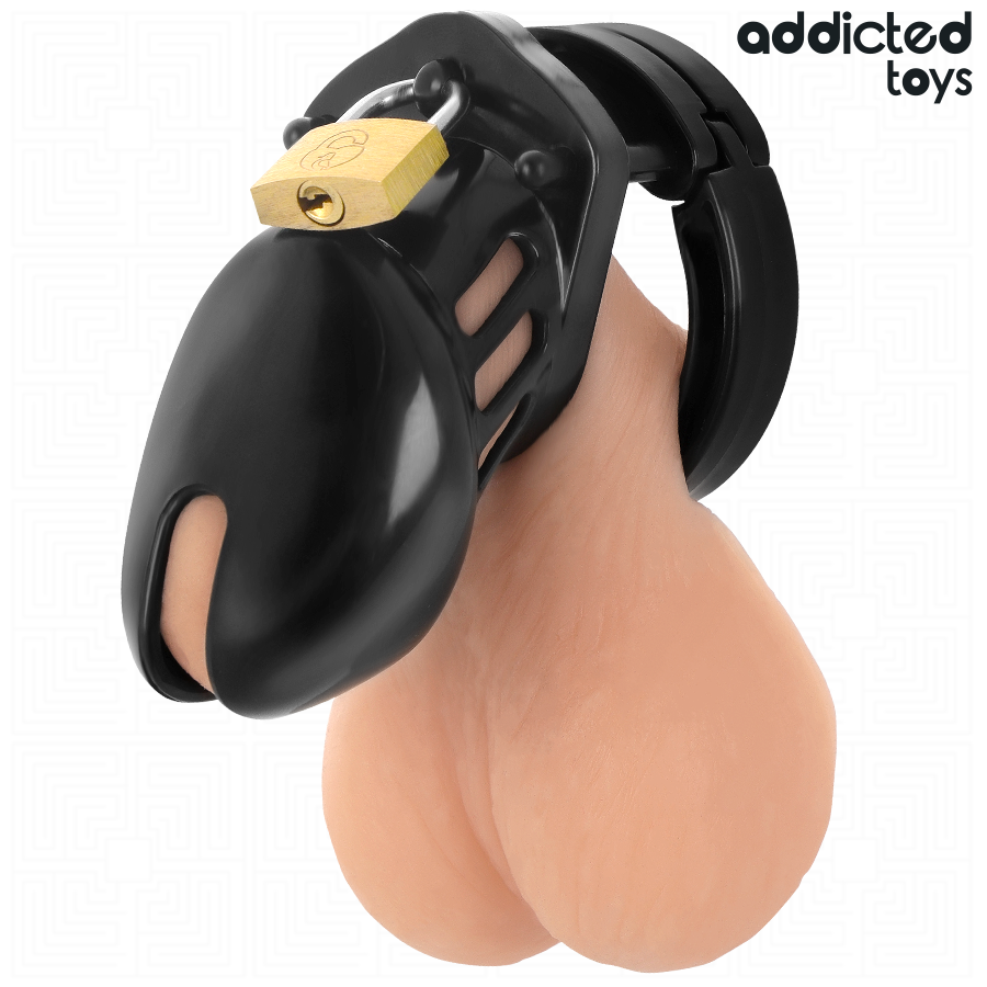 ADDICTED TOYS LOCKED - GABBIA PER PENE OBSIDIAN HOLD TAGLIA S