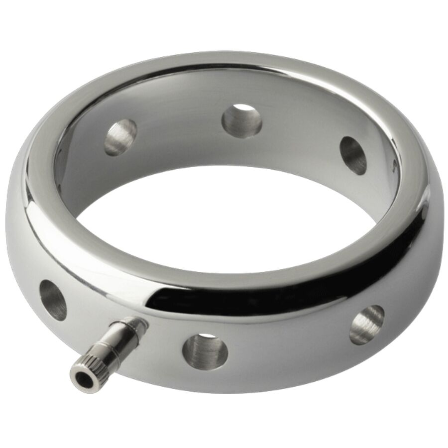 ELECTRASTIM - ANELLO ELETTROMAGNETICO PER PENE IN METALLO PRESTIGE 46 MM