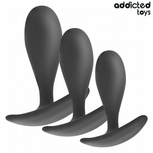 ADDICTED TOYS - SET DI 3 TAPPI ANALI MODELLO 2