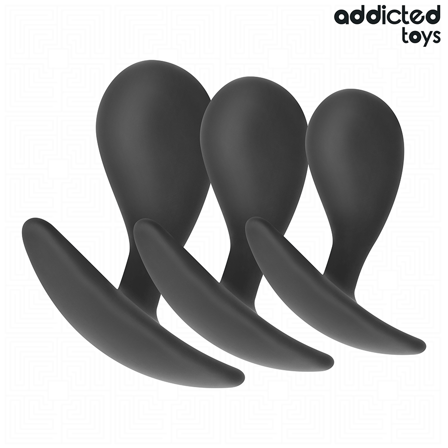 ADDICTED TOYS - SET DI 3 TAPPI ANALI MODELLO 3