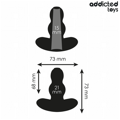 ADDICTED TOYS - TAPPO ANALE CAVO TAGLIA S 7,3 CM