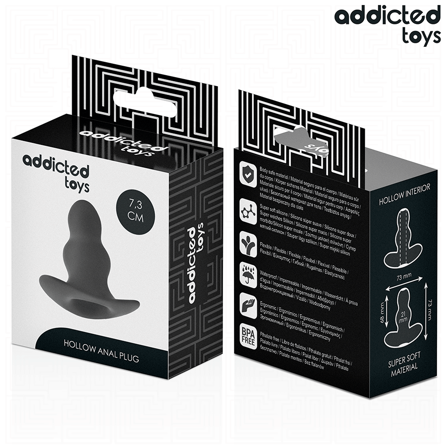 ADDICTED TOYS - TAPPO ANALE CAVO TAGLIA S 7,3 CM