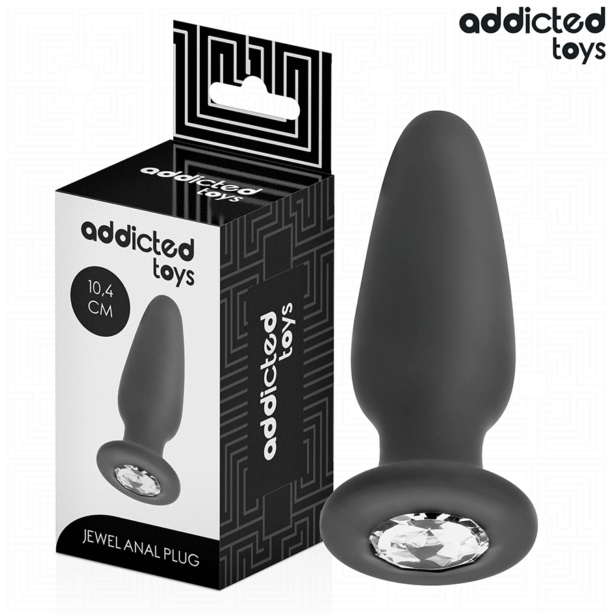ADDICTED TOYS - PLUG ANALE CON GIOIELLO TAGLIA M 10,4 CM