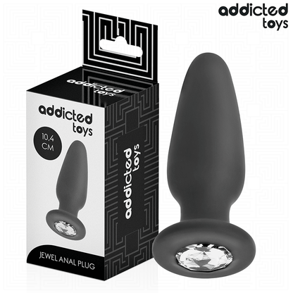 ADDICTED TOYS - PLUG ANALE CON GIOIELLO TAGLIA M 10,4 CM