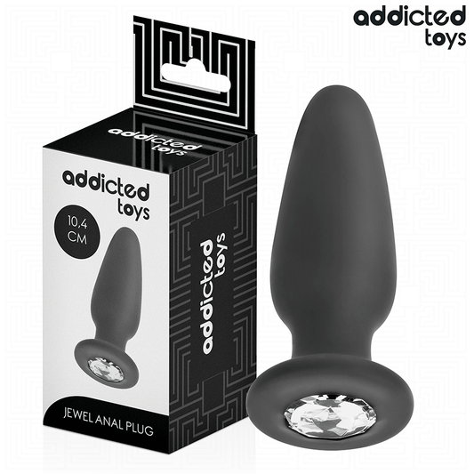 ADDICTED TOYS - PLUG ANALE CON GIOIELLO TAGLIA M 10,4 CM