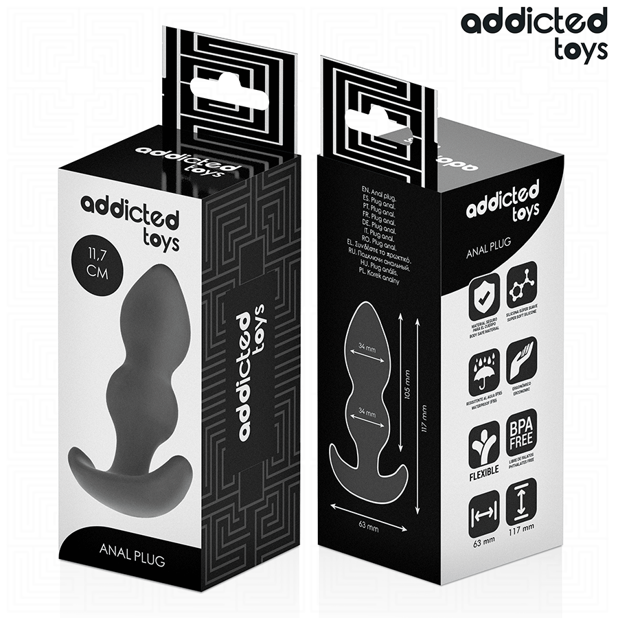 ADDICTED TOYS - TAPPO ANALE TAGLIA L 11,7 CM