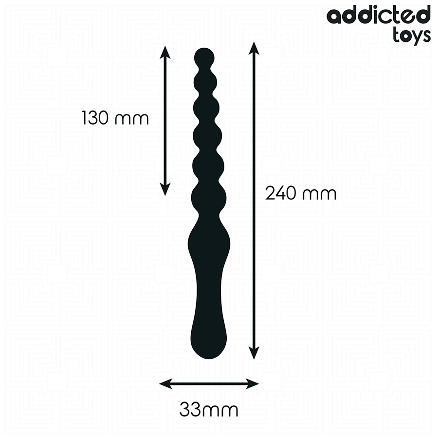 ADDICTED TOYS - MASSAGGIATORE ANALE 24 CM