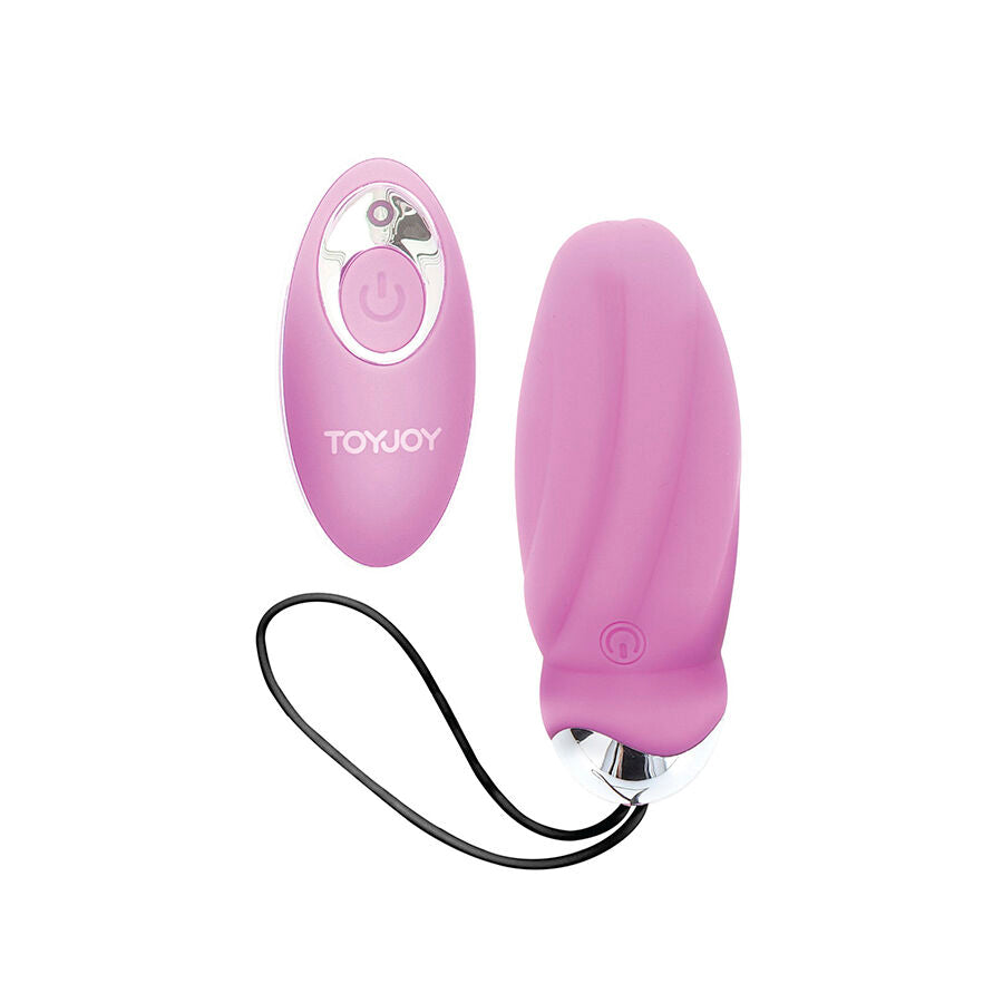 TOYJOY - VIBRATORE ROSA CON TELECOMANDO PER LA FELICITÀ CHE MI FAI CREPUSCOLARE