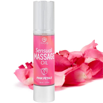 SECRETPLAY - OLIO PER MASSAGGI AI PETALI ROSA