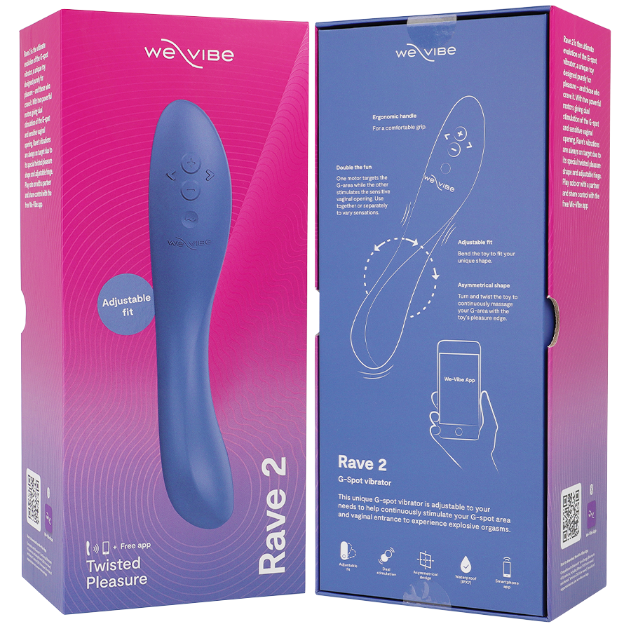 WE-VIBE - RAVE 2 VIBRATORE G-SPOT BLU