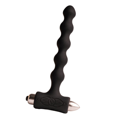 ROCKS-OFF - PETITE SENSATIONS PEARLS PLUG ANALE VIBRATORE NERO
